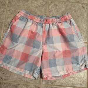 Onward Reserve, Men’s swim shorts, Pink and Blue, Size - Medium, w/ liner